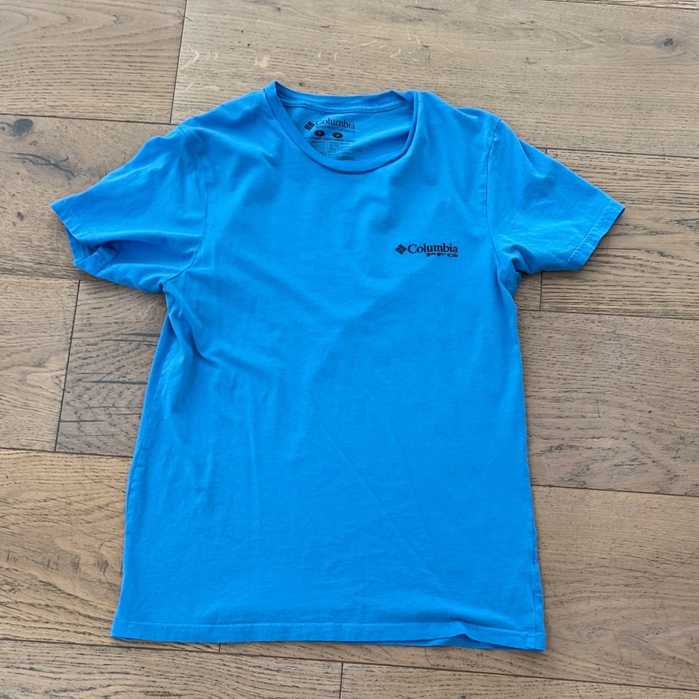 Columbia Men's Bright Blue Short Sleeve Tee